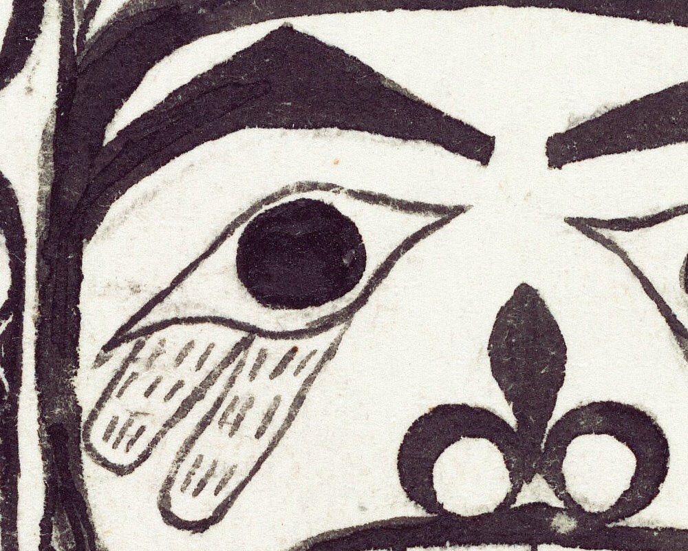 Haida Indian Art Print, Pacific Northwest Coast Native American