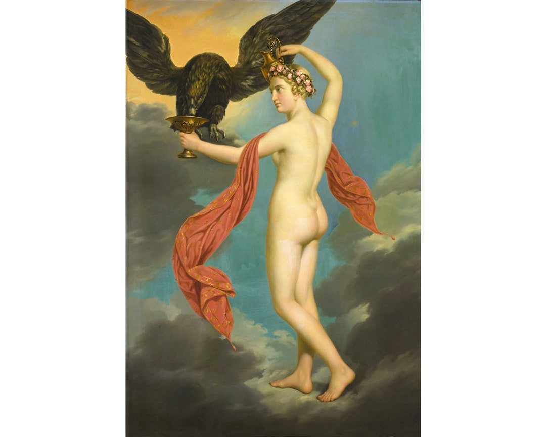 Hebe nude cat Greek Goddess Art Print, Hebe With Jupiter in the Guise of an Eagle,  Gustav-adolphe Diez, Classical Woman, Greek Mythology Oil Painting - Etsy  Israel