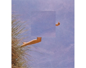 Philosophy of Mind, Surreal collage art print, Contemporary art, Paper collage art, Conceptual art, Philosophical, Meta, Surreal wall art