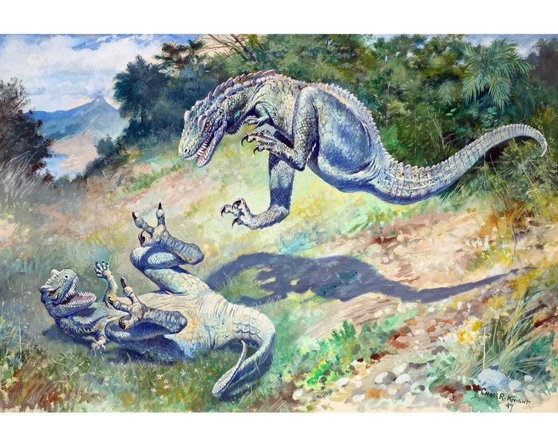 charles r knight allosaurus