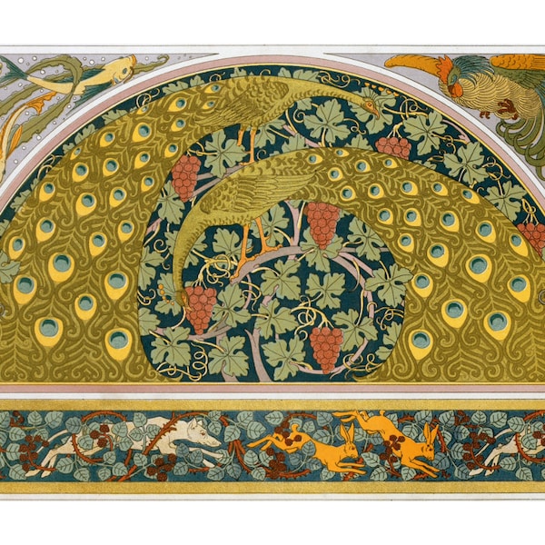 Peacock Art Print Etsy