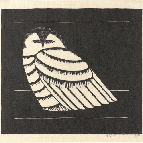 Snowy Owl Art Print Vintage Owl Wall Art Black and White - Etsy