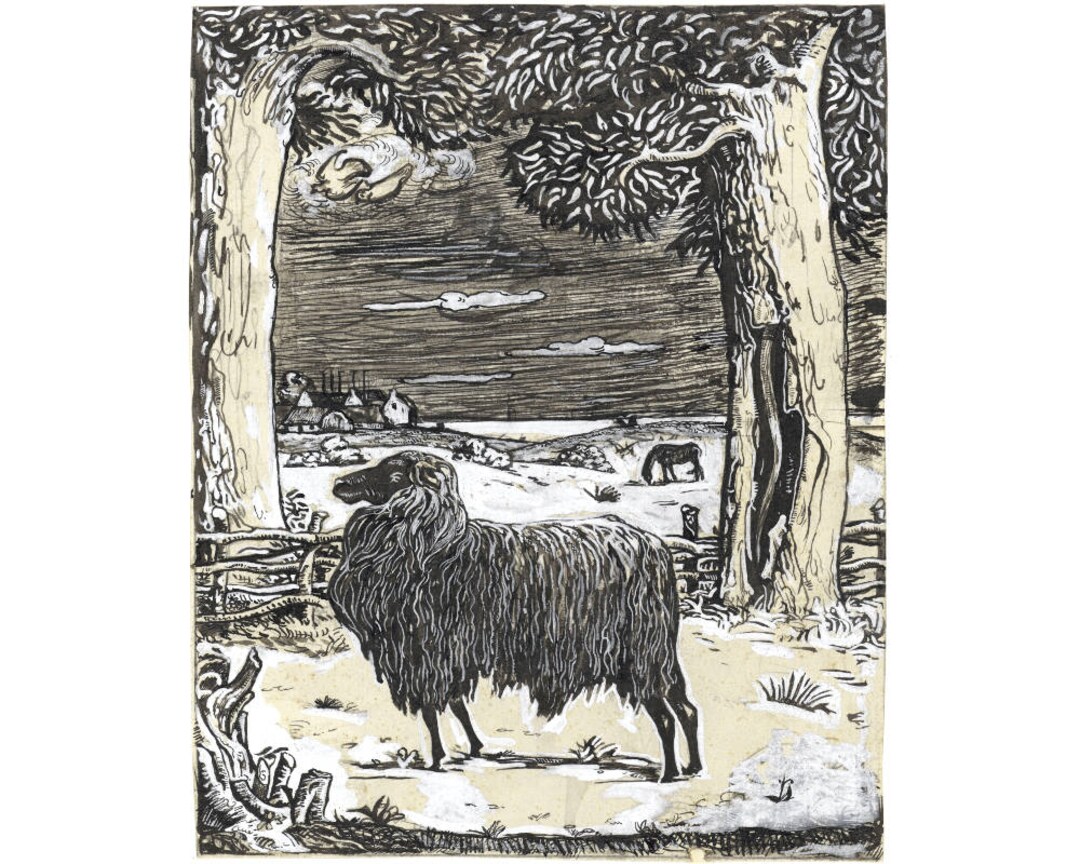 絵画 Sheep Sheep 3D Layered Cardboard SVG / Colorful Sheep Layered