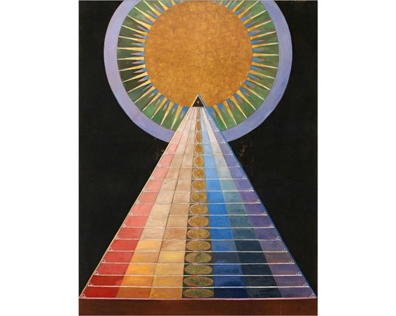 Hilma Af Klint Art Print, Altarpiece No. 1, Mystical Wall Art ...