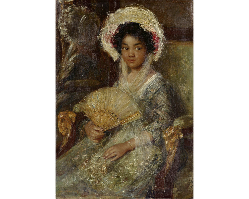 Victorian dress clearance painting