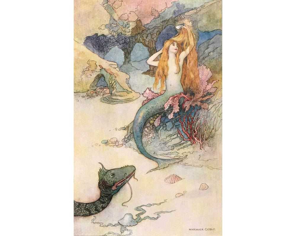 Vintage Mermaid Art