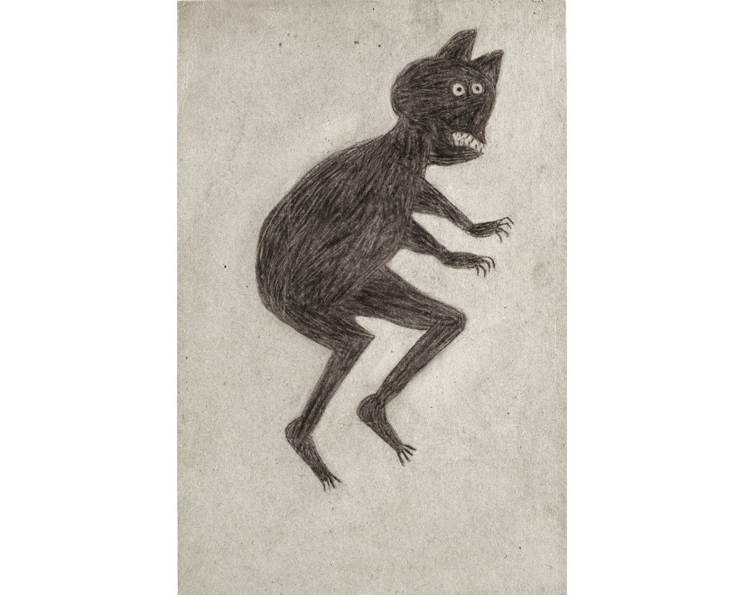 Bill Traylor Drawing Scary Creature Outsider Art Print Folk - Etsy Denmark Bill Traylor Drawing Scary Creature Outsider Art Print Folk - Etsy Denmark