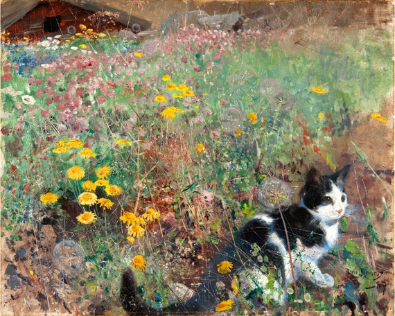 Antique Replica Summer Meadow Art Print Antique Replica Summer Meadow Art Print