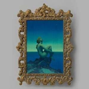 Ecstasy, Maxfield Parrish Art Print, Antique Woman Painting