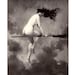 Witch riding broomstick, Vintage nude woman art print, Witch's broom, Albert Joseph Penot, Gothic, Occult, Halloween, Antique nude, Dark art 