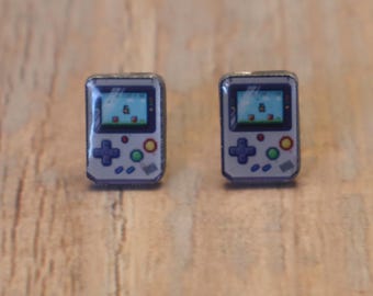 Retro Game Console Stud Earrings, Gamer Earrings, Video Game Jewelry, Nostalgic Gaming Studs, Cute Gamer Gift