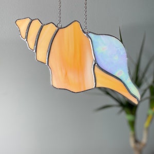 Sea Shell 3 stained glass suncatcher image 3