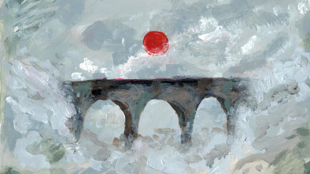 Digital Download bridge to Nowhere Minimalist Dreamy - Etsy