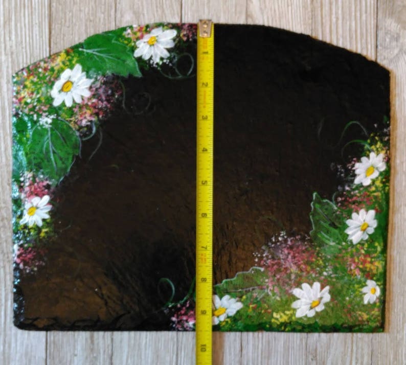 rack sold separately Hand Painted Summer Daisy Large Slate Slider