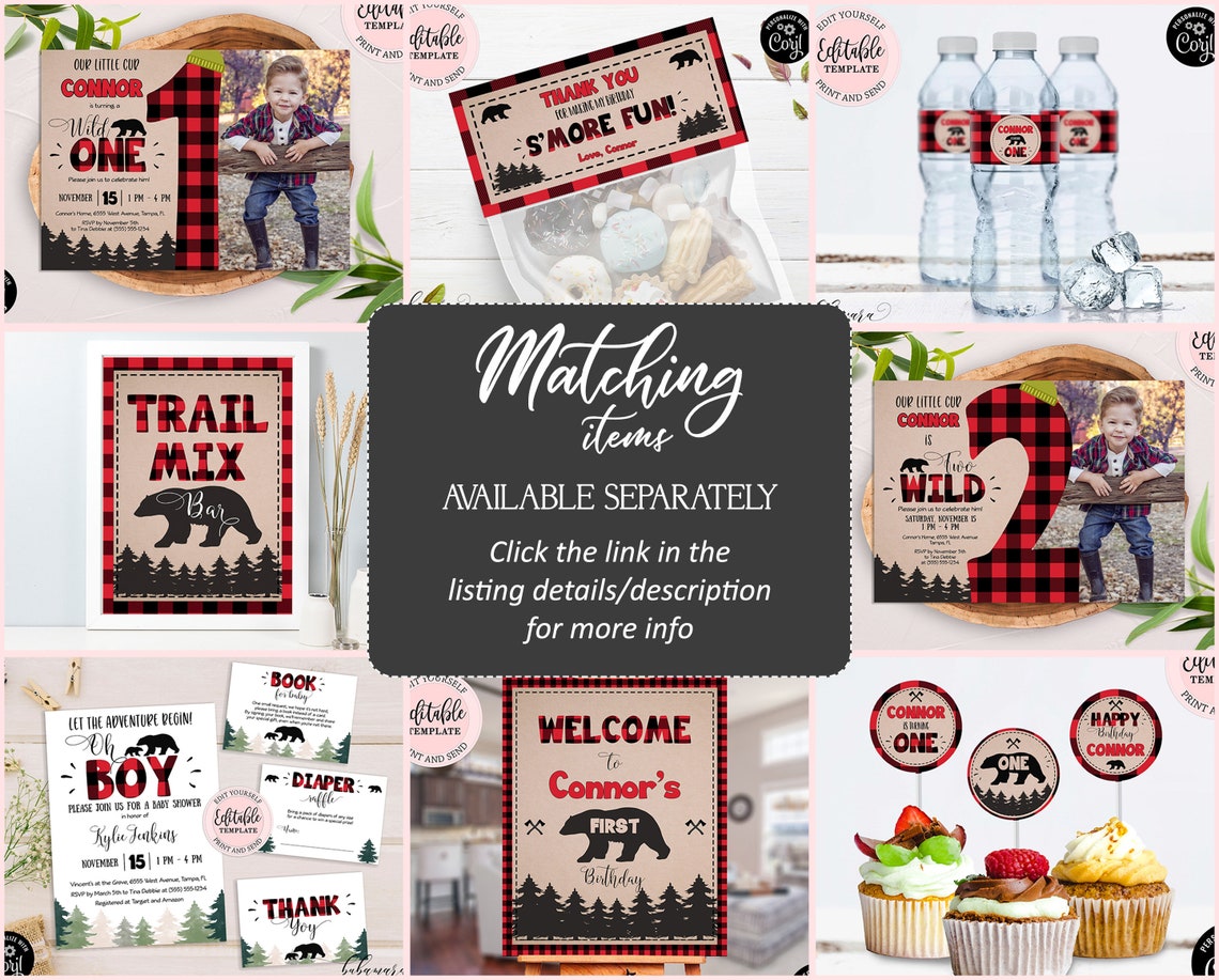 Trail Mix Bar Sign Woodland Rustic Build Your Own Trail Mix Etsy