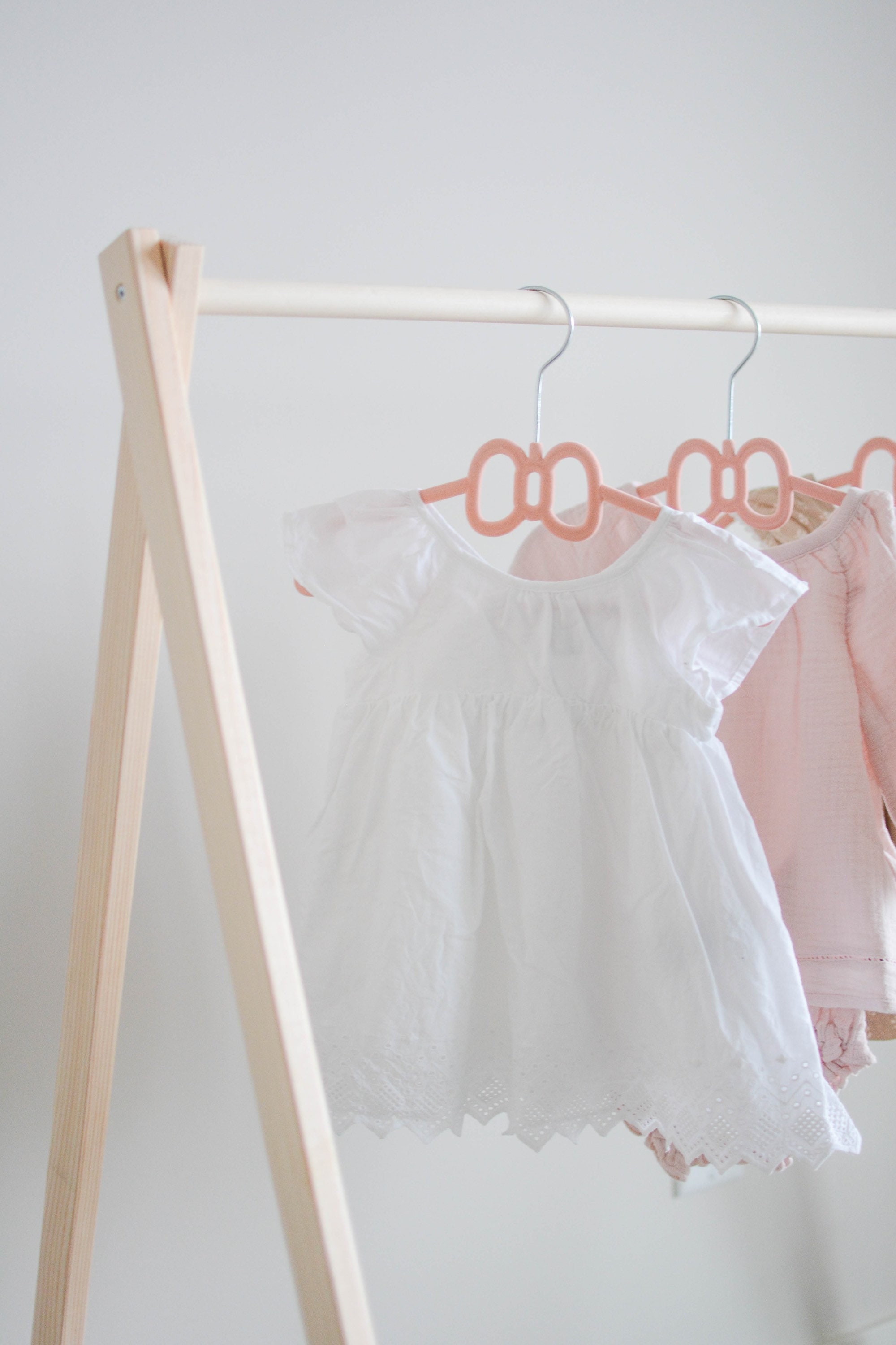 Baby clothing rail baby clothing rack wooden clothes rail Etsy
