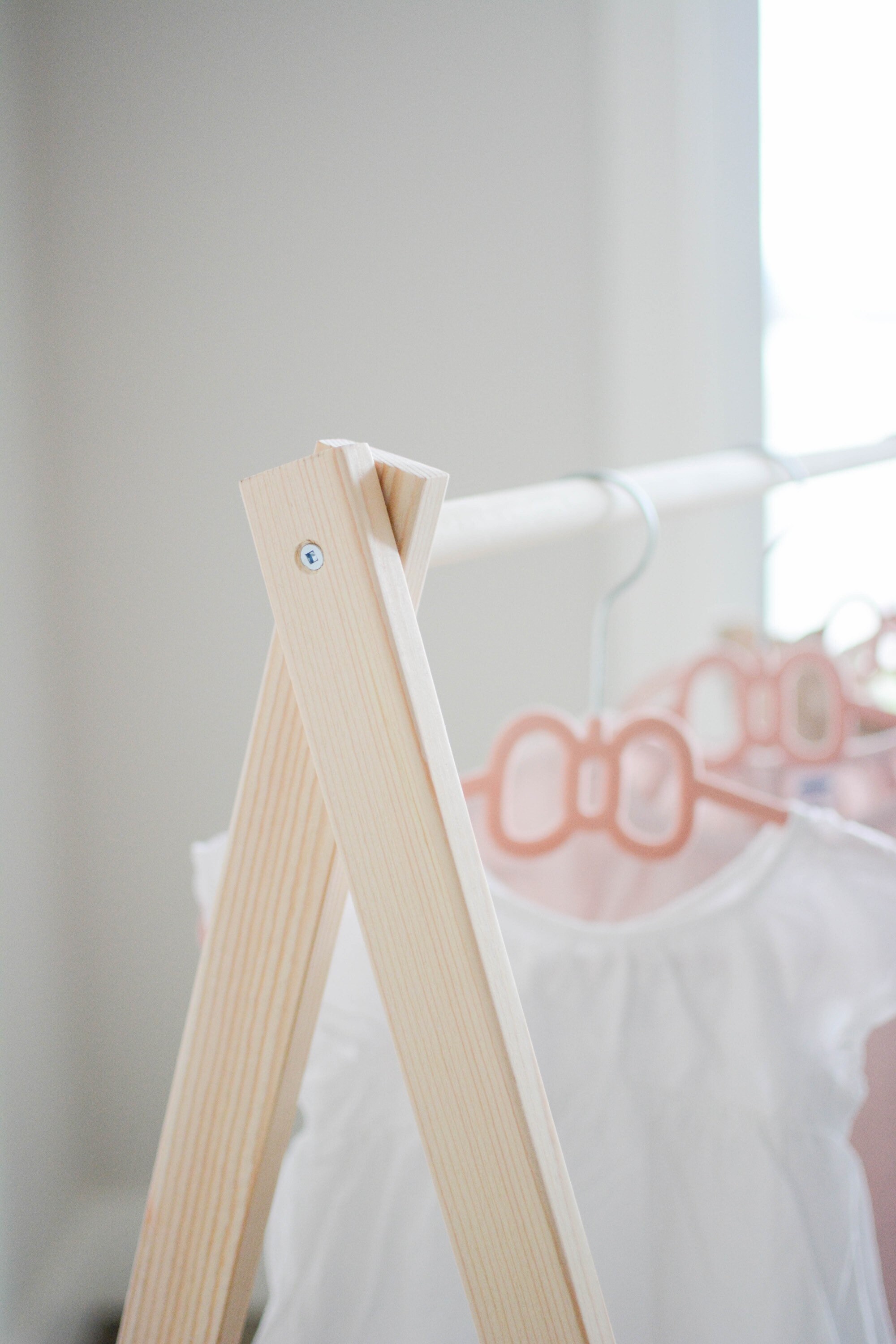 Baby clothing rail baby clothing rack wooden clothes rail Etsy