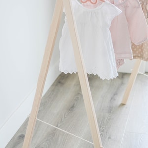 Baby Clothing Rail, Baby Clothing Rack, Wooden Clothes Rail, Wooden ...
