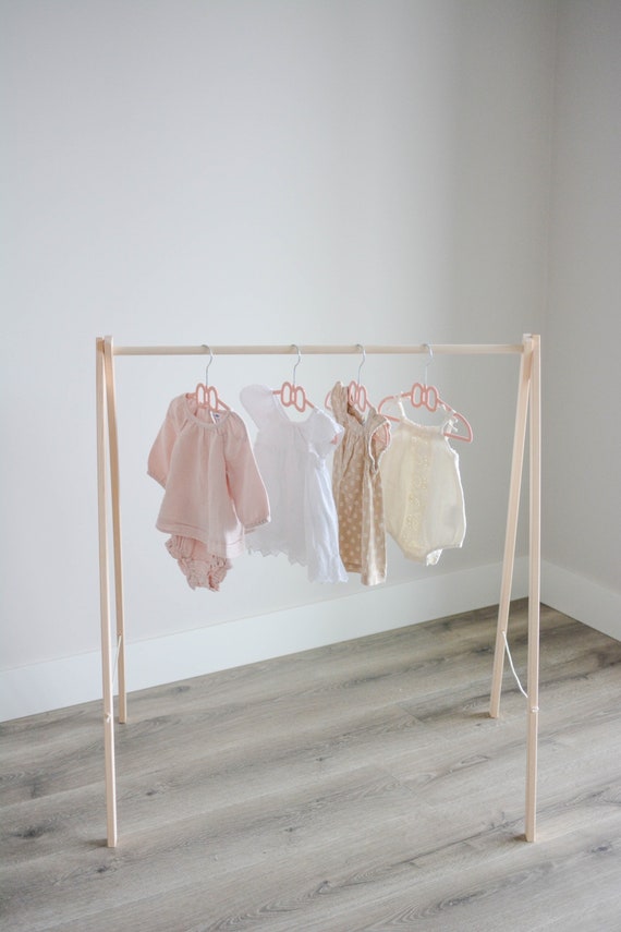 5/10 Pcs Baby Creative Hanger Rack Baby Wooden Clothes Hanger Home Room  Decor