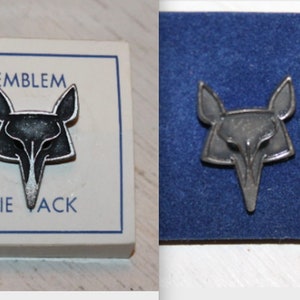 Vintage Fox Tie Tack Pins, Gift for Fox lovers, Fox Racing Tie Silver tone pin, Pick a Fox Pin