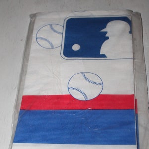 Housse de table de baseball vintage par Party Express Hallmark Softball Sports Party Supply image 1