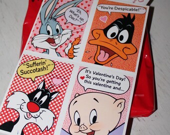 Vintage Looney Tunes Valentines Day Cards Classroom Exchange by Ambassador  NIP - Bugs Bunny, Daffy Duck, Sylvester, Elmer Fudd, Porky Pig