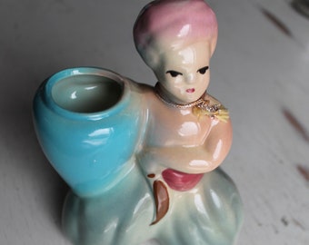 Vintage Arabian Figurine Flower Pot, Planter, Vase - Aladdin Style