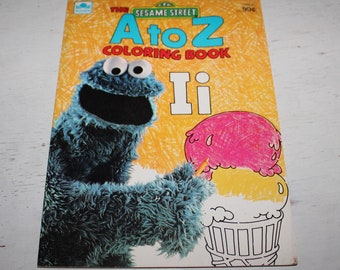 Sesame Street Coloring Book - Etsy