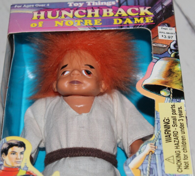 Vintage Hunchback of Notre Dame Quasimodo Doll by Toy things Etsy