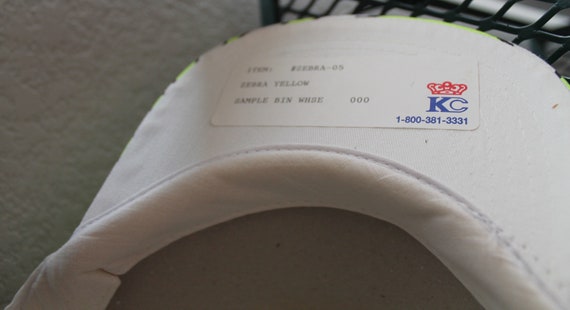 80's Neon Snap Back Baseball Hat, KC Zebra Stripe… - image 8