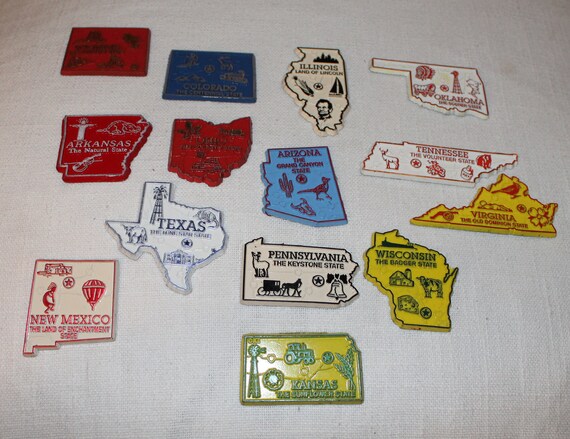 Pennsylvania the Keystone State Souvenir Fridge Magnet