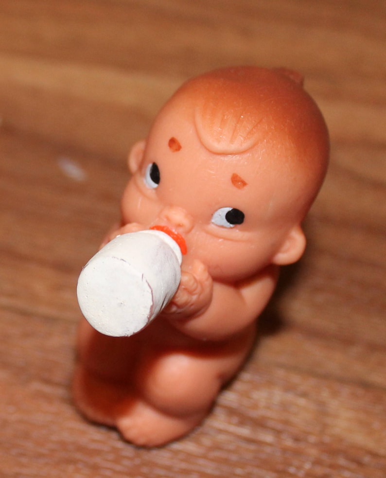 baby doll drinking milk