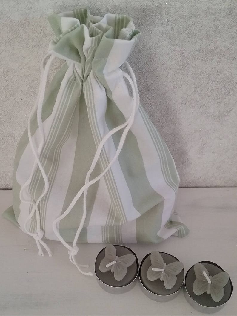 Candle Bag Candle Storage Drawstring Bag Scented Candle Etsy