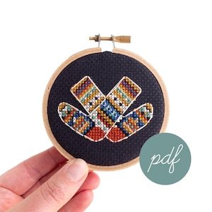 Cozy Socks, Modern Cross Stitch Pattern, *PDF Only
