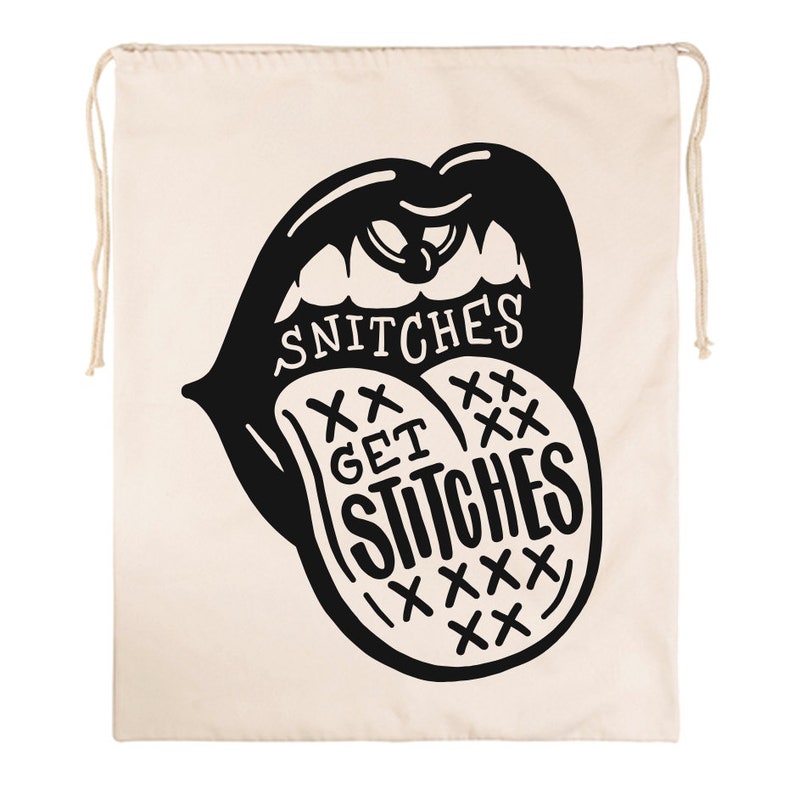 Snitches Get Stitches Project Bag Etsy