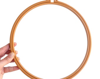 9in Mustard Plastic Embroidery Hoop