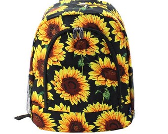 sunflower checkered backpack