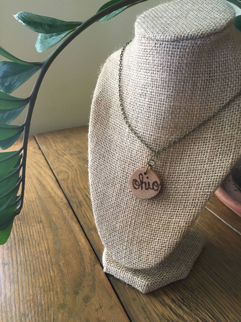 Ohio Natural Wood Jewelry Collection Unique Handcrafted Etsy