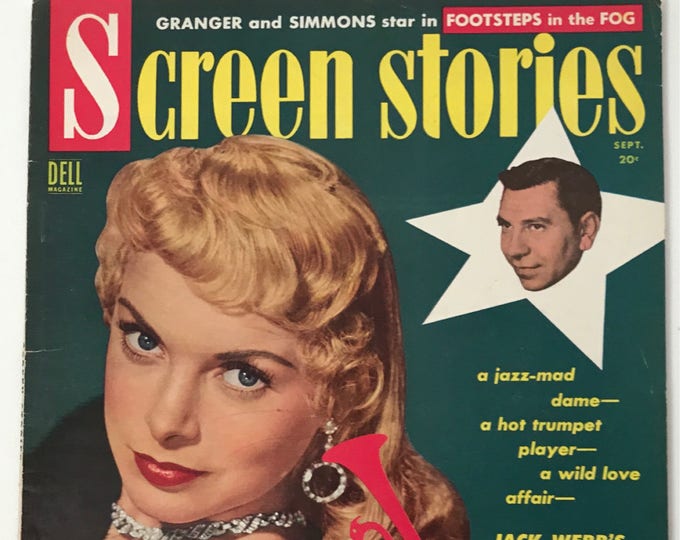 Screen Stories Magazine September 1955 Cover Leigh Etsy