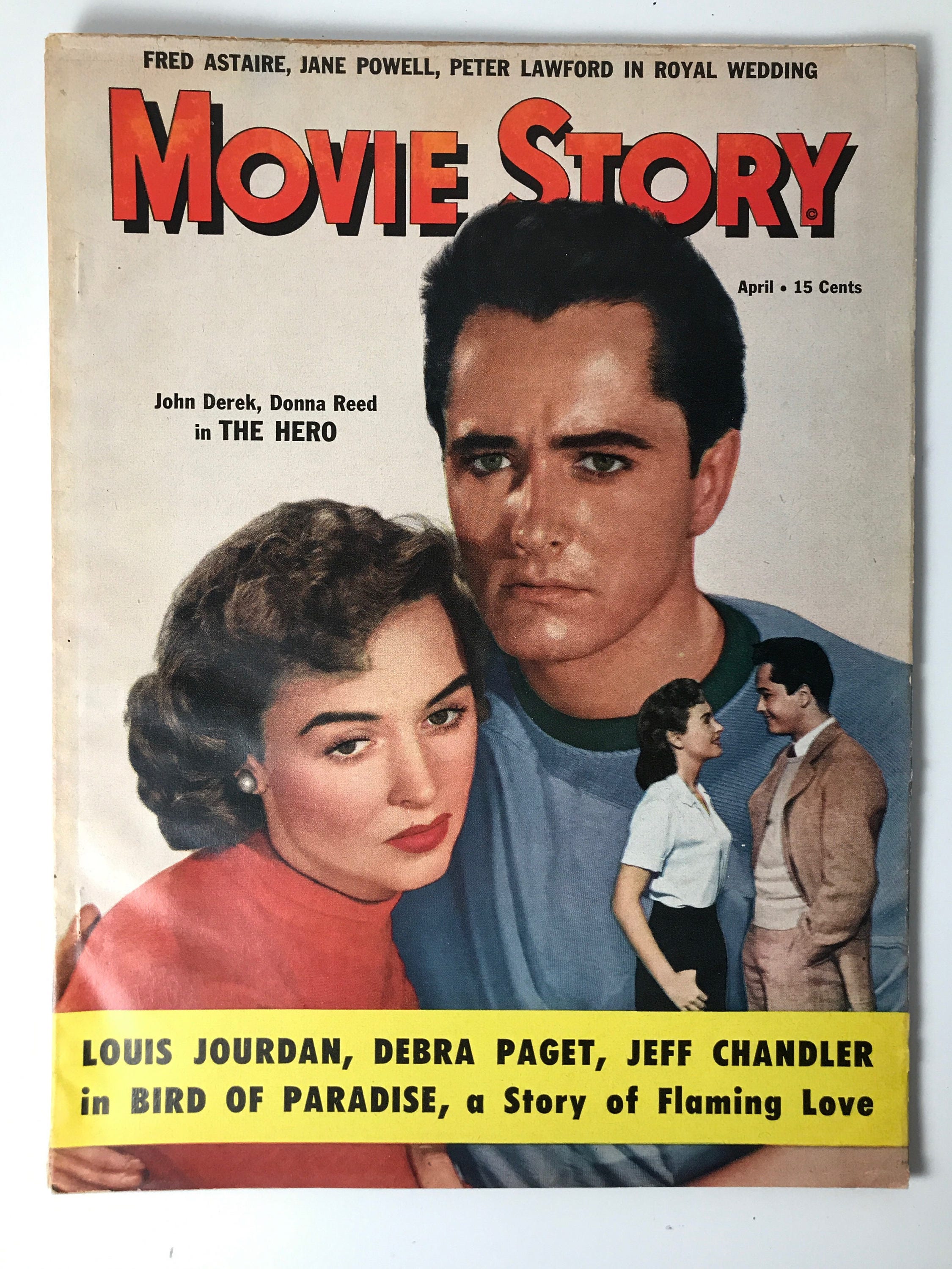 Vintage Movie Story Magazine December 1951 Cover John Derek Etsy