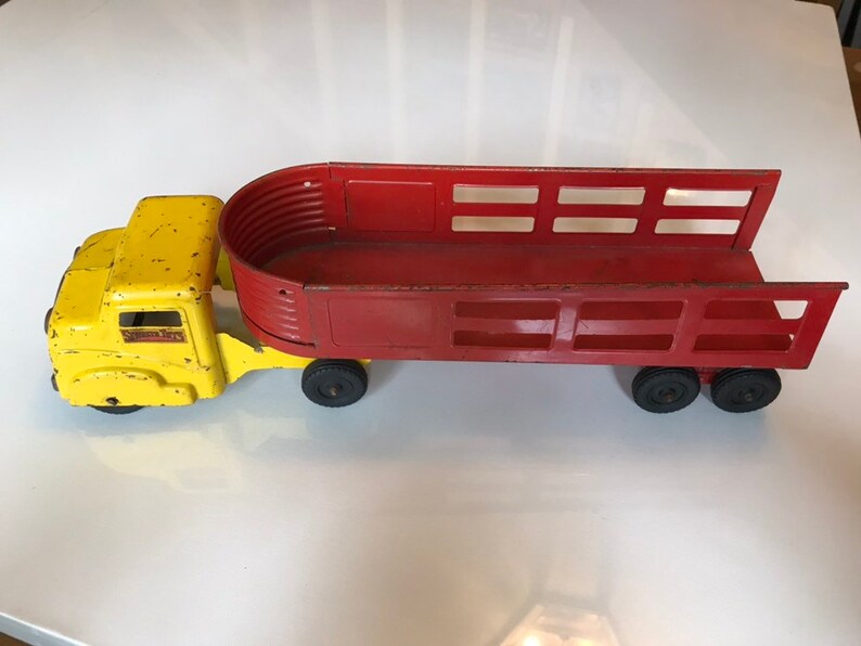 Vintage Structo Toy Co. Overland Freight Truck and Trailer Etsy