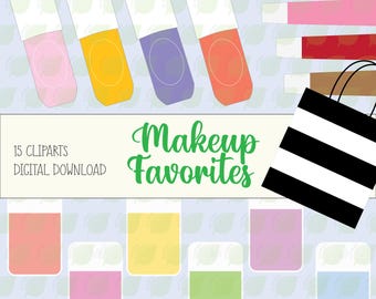 Makeupfavoriter Clipart, direktnedladdning, PNG