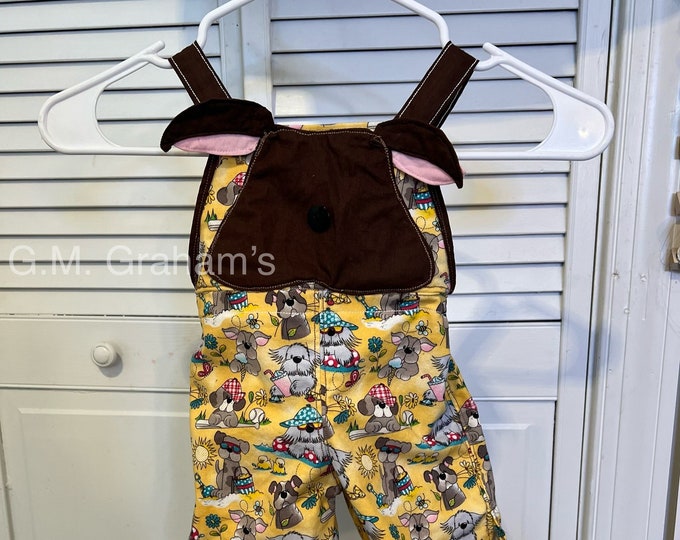 expandable toddler overalls, handmade!