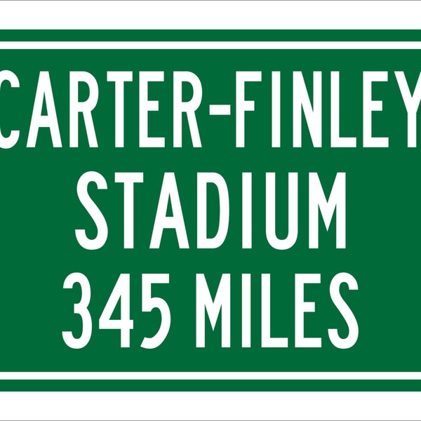 Custom College Highway Distance Sign to Carter-Finley Stadium | Home of the NC State Wolfpack | Wolfpack  Football | NC State University