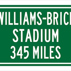 Custom College Highway Distance Sign to Williams-Brice Stadium | Home of the South Carolina Gamecocks | Gamecocks Football | USC | UofSC