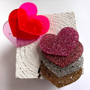 Mini support pour boucle d'oreille coeur