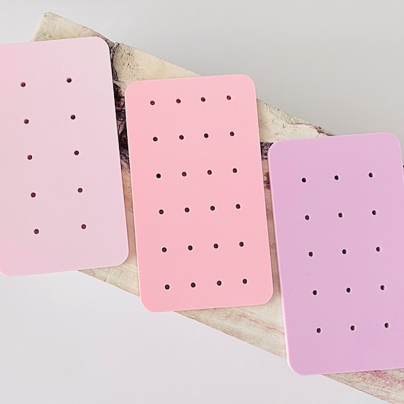Mini Acrylic Stud Earring Holder: Travel Organizer