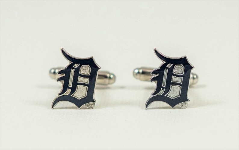 FREE SHIPPING with USPS First Class Domestic Mail Detroit Tigers Cuff Links