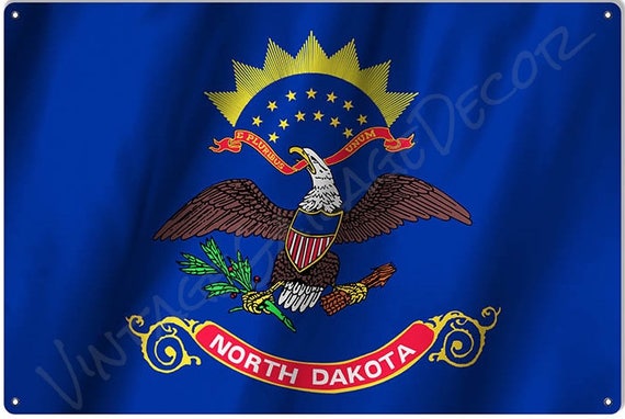 North Dakota State Flag Cufflinks