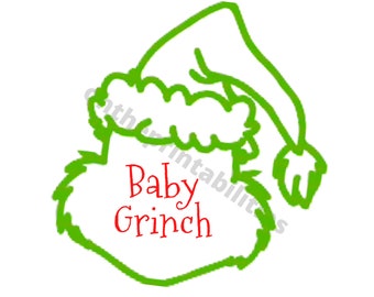 Baby Grinch Svg Etsy Ireland